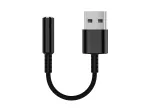 Equip 147945 helikaabel 0,15 m 3,5 mm USB t&uuml;&uuml;p-A must
