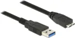USB-kaabel DeLOCK 85072 USB 3.2 Gen 1 1m USB A Micro-USB B Must