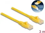 DELOCK RJ45 kaabel Cat.6A U/UTP Fast Tracing 3 m kollane