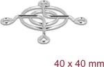 Ventilaatoriv&otilde;re DELOCK 67304 metall, 53&times;53 mm, h&otilde;bedane &mdash; arvuti jahutuse tarvik