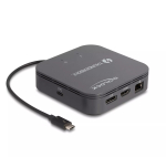 DeLOCK Thunderbolt 3 Mini dokkimisjaam 8K DisplayPort HDMI USB LAN Audio PD 3.0