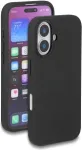 Kaitsva pehme puutetundliku silikoon&uuml;mbris DELOCK iPhone 16 jaoks &mdash; Must