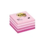 3M Post-it Notes kleepm&auml;rkmepaberit t&auml;ring, 76 x 76 mm, neoonroosa (2028-NP)