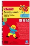 Herlitz 229401 v&auml;rviline kartongiplokk, 230 x 330 mm, 20 lehte, 120 g/m2, erinevad v&auml;rvid
