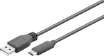 Wentronic 41074 USB-kaabel 1 m 3.2 Gen 2 (3.1 Gen 2) USB-A USB-C Must (41074)