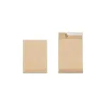 Herlitz kokkupandav kott B4, pruun, isekleepuv, 130 g/m2, ilma aknata
