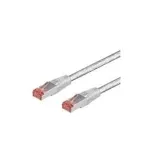 Wentronic Goobay CAT 6 paigalduskaabel, S/FTP (PiMF), l&auml;bipaistev, 5 m - vaskmaterjal (93567)