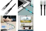 Logilink CU0424 USB kaabel Must