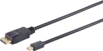 Mini DisplayPort - DisplayPort kaabel ShiverPeaks BS10-52025, 1 m, toetab kuni 3840&times;2160