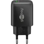 USB-A QC kiirlaadija (18 W) (must)
