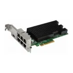 INTEL X710T4G1P5 v&otilde;rgukaart &mdash; 4‑pordine 10GbE RJ‑45, PCIe 3.0 (8.0GT/s), Cat6/6A tugi