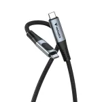 Verbatim Sync & Charge USB C to USB C 100W Display 120 cm, 1.2 m, USB C, USB C, USB 2.0, 0.48 Gbit/s, Must