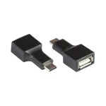Kaabli soovahetaja USB C USB A Alcasa USB-AD201 Must