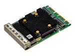 Broadcom MegaRAID 9562-16i RAID-kontroller 16 pordiga, 4 GB, SATA 6Gb/s / SAS 12Gb/s / PCIe 4.0 (NVMe), PCIe 4.0 x8
