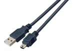 EFB Elektronik K5250SW.3V2 USB 2.0 kaabel, A &ndash; Mini-B (5-pin), 3 m, must
