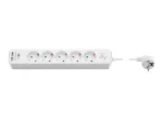 Pistikupesa Goobay 5-suunaline l&uuml;liti ja USB-ga