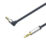 ShiverPeaks Audio 3,5mm Jack-kaabel, nurk-/sirge 0,7 m - must