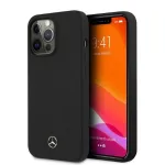 Mercedes-Benz MEHMP13LSILBK iPhone 13 Pro/13 6,1 inch mustast silikoonist k&otilde;va &uuml;mbris MagSafe'iga