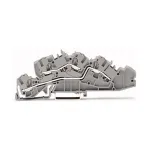 WAGO 2005-7642 L&auml;biv klemmliist, 4 mm&sup2;, 32 A, 400 V, hall, CAGE CLAMP