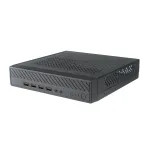 Akasa Cypher MX Thin Mini-ITX korpus, alumiinium/SGCC, must, 1x 2,5 inch HDD/SSD, VESA kinnitus