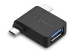 UGREEN 2 in 1 Adapter Micro USB Male + USB Type C Male to USB 3.0 Female Black