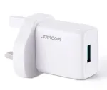 Joyroom USB seinadapter 2.1A UK-pistikuga (L-1A101) Valge