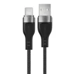 ACEFAST C11-04 USB-A to USB-C 3A Magnetic Punutud Kaabel 1,2m Must