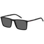 TOMMY HILFIGER TH-2077-S-807 Meeste p&auml;ikeseprillid, must raam, hallid l&auml;&auml;tsed, 55/19/145 mm