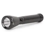 ENTAC 1W LED Taskulamp Alumiinium Must AA Aku
