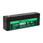 Greencell AGM VRLA 12V 2.5Ah Hooldusvaba Aku Kassas&uuml;steemidele, M&auml;nguasjadele (178x36x66mm)