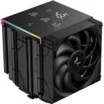 Protsessori &otilde;hujahuti DeepCool AK620 Digital PRO &mdash; 120 mm ventilaator, 1750 p/min, 25 dB, 12 V, sobib LGA1700/AM5, must