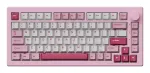 AKKO 5075 V3 mehaaniline klaviatuur 75% 82-klahviga mitmerežiimiline traadita/Bluetooth/USB-C kuumvahetatav PBT ASA RGB gasket mount must ja ts&uuml;aan