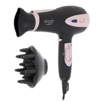 Adler | F&ouml;&ouml;n | AD 2248b ION | 2200 W | Temperatuuriseadete arv 3 | Ioonfunktsioon | Difuusori otsik | Must/Roosa