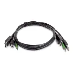 StarTech.com SK2DPMMKVM10-TAA 3 m DisplayPort KVM-kaabel, USB, 3,5 mm heli, TAA