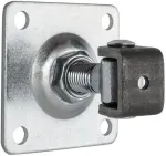 PSG 61.018 Reguleeritav v&auml;ravahing 80x80x3 mm kinnitusplaadiga, M16 keermega
