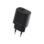 Beline GaN 30W USB-C PD + USB-A QC seinadapter must (ainult adapter)