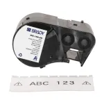 BRADY M5C-1500-499 iselamineeruv vin&uuml;&uuml;lsiltide rull BMP51/BMP53/M511 jaoks, 12,7 mm x 6,4 m, valge
