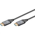 GOOBAY Optical Hybrid Ultra High-Speed HDMI-kaabel (AOC) 8K / 60Hz - 20m, 48 Gbit/s, must/hall