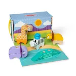 Ehitusm&auml;nguasi Spin Master Melissa & Doug Blockables Safari Playset &ndash; figuurid ja laotavad klotsid