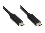 EXSYS EX-K1585-0.5 USB-C - USB-C kaabel 0,5 m must