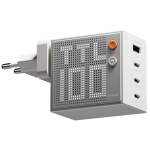 SHARGE Pixel 100 GaN laadija, 100W, 3x USB-C, 1x USB-A - valge