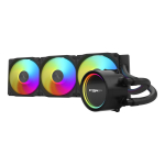 FSP AE36-B 360 mm ARGB k&otilde;ik-&uuml;hes vedeljahutusega CPU-jahuti, LGA 1851 / AMD AM5, must