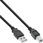 USB 2.0 kaabel A-t&uuml;&uuml;pi isane / B-t&uuml;&uuml;pi isane must 2m InLine 34520X
