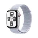 Nutikell Apple Watch SE GPS + Cellular 44mm h&otilde;bedane alumiiniumkorpus, sinine pilve spordirihm
