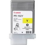 Canon PFI-102Y tindikassett Originaal Kollane