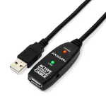 Axagon ADR-205 USB 2.0 A-M -> A-F aktiivne pikendus-/repiterkaabel 5 m