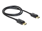 DisplayPorti kaabel DeLOCK 82423 1 m isane-isasele Must