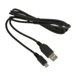 Jabra USB-A to Micro-USB kaabel &ndash; must, 1,5 m, USB A, Micro-USB B, must