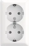 BUSCH JAEGER SCHUKO kahekordne pistikupesa AP Safety 202 EAPBJ-524 (2TKA00005531)