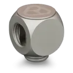 Thermal Grizzly DeltaMate Rotary T &ndash; vesijahutuse liitmik, matt nikkel, 1 tk (TG-DM-FIT-0204)